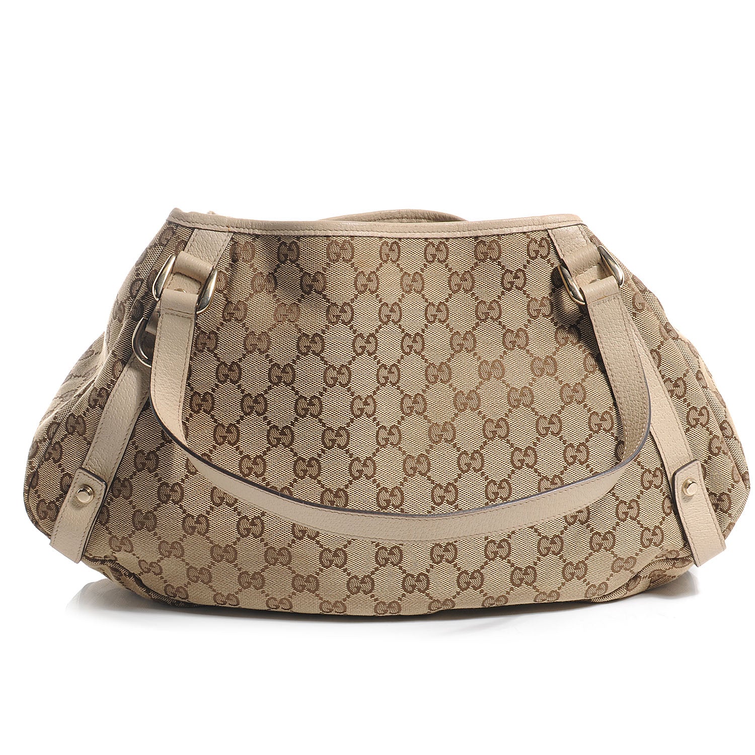 Gucci Monogram Abbey Medium Shoulder Bag Beige 1 of 7