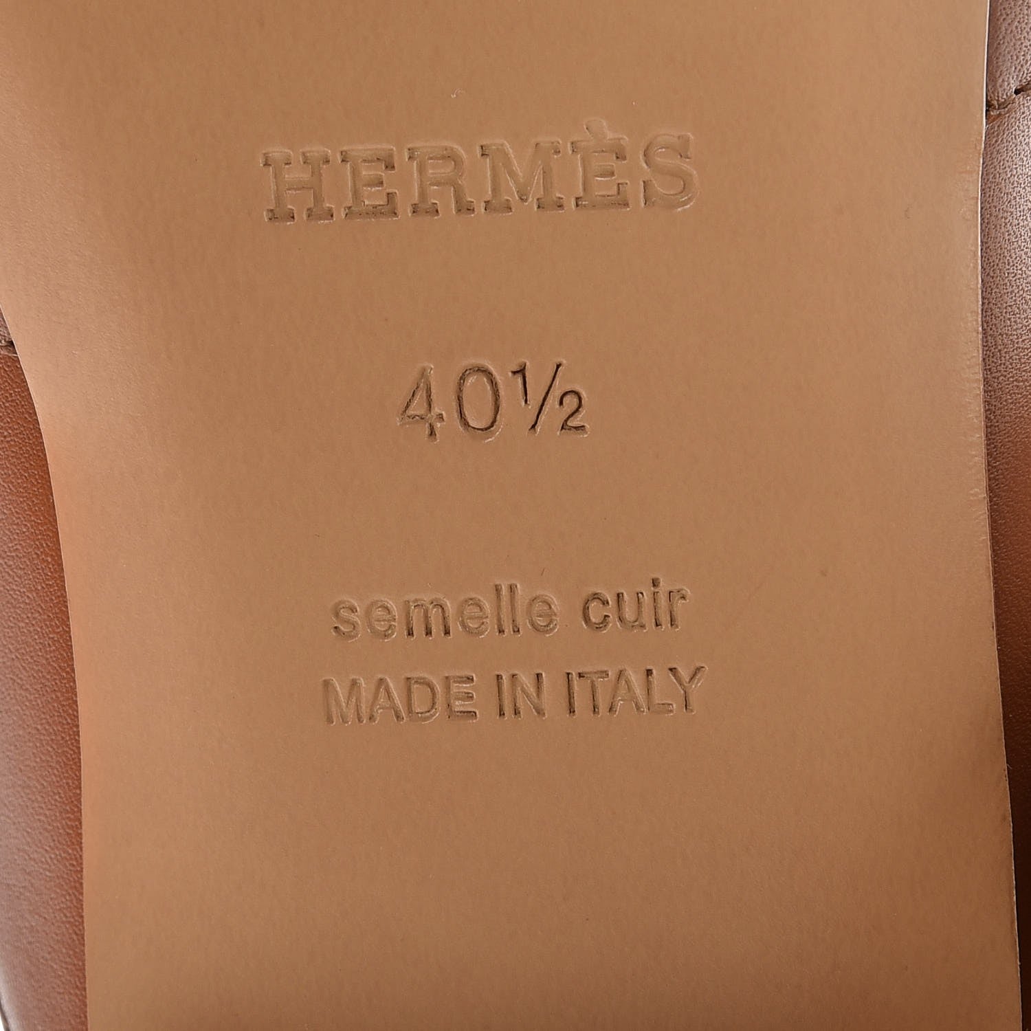 Hermes Calfskin Oz Mules 40.5 Palissandre 6 of 8