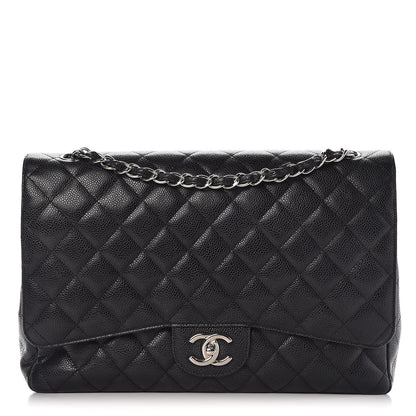Chanel Caviar Quilted Maxi Double Flap Black 1 of 14