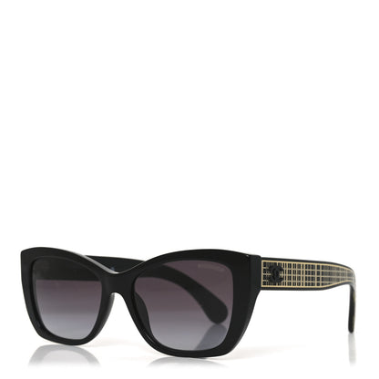 Chanel Acetate Metal Butterfly Sunglasses 71553 Black 1 of 7