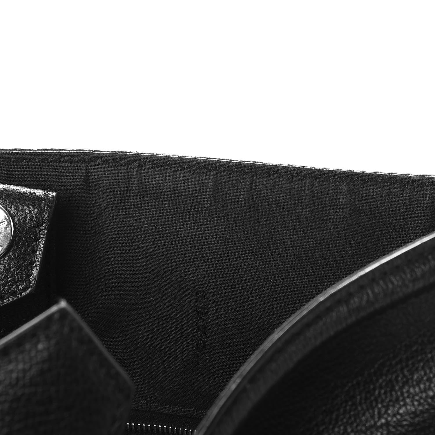 Fendi Calfskin 2Jours Bucket Bag Black 8 of 14