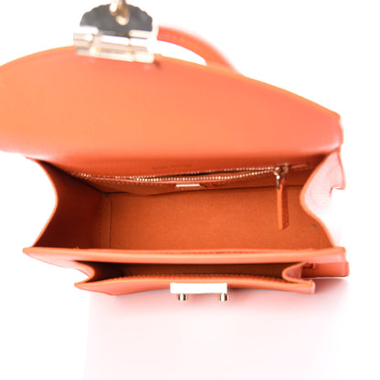 MCM Grained Calfskin Small Patricia Satchel Orange 5 of 10