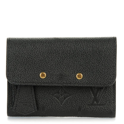 Louis Vuitton Empreinte Pont-Neuf Compact Wallet Black 1 of 7