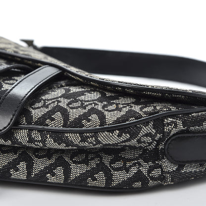 Christian Dior Monogram Saddle Bag Black 6 of 11
