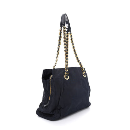 Prada Tessuto Nylon Chain Shoulder Bag Baltico 3 of 12