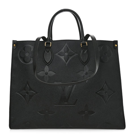 LOUIS VUITTON Empreinte Monogram Giant Onthego GM Black