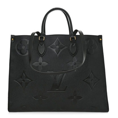 Louis Vuitton LOUIS VUITTON Empreinte Monogram Giant Onthego GM Black 1 of 10