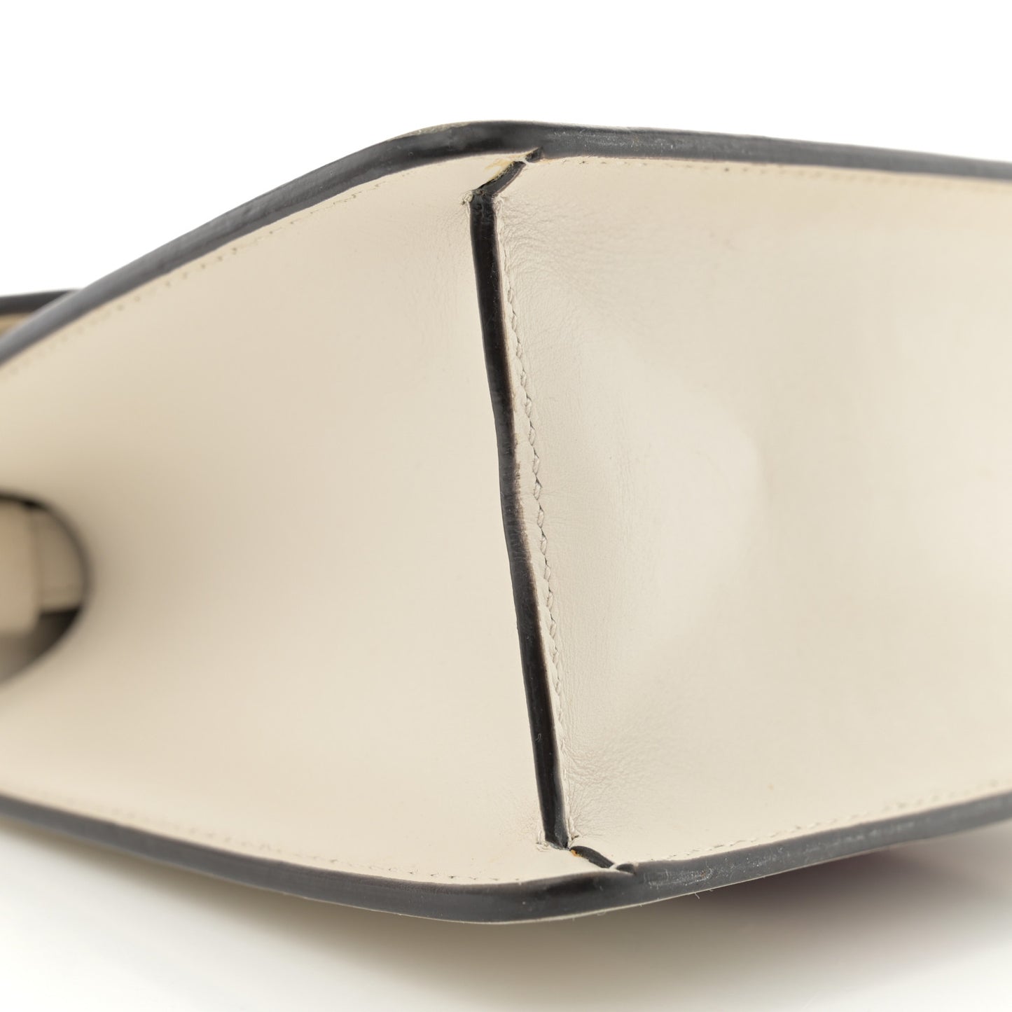 Calfskin Mini Sylvie Top Handle Bag White
