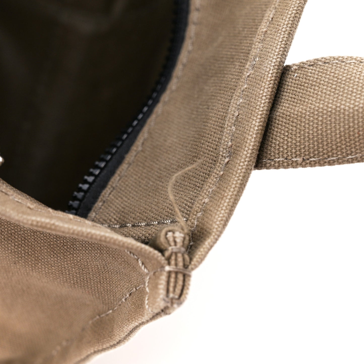 Cotton Canvas Small The Traveler Tote Bag Slate Green