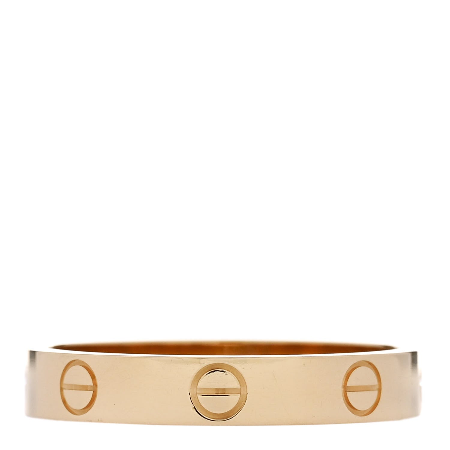 Cartier 18K Yellow Gold 3.5mm LOVE Wedding Band Ring 59 8.75 3 of 5