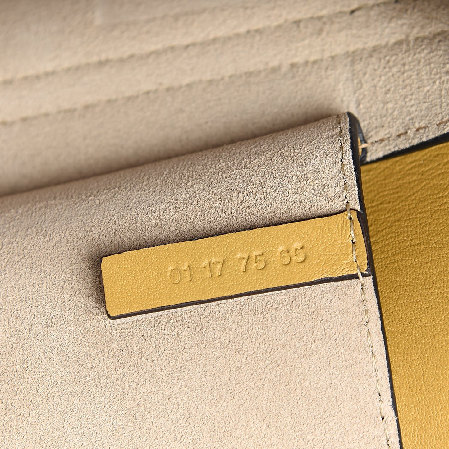 Suede Calfskin Mini Faye Shoulder Bag Dusty Yellow