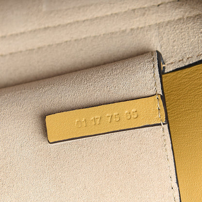 Chloe Suede Calfskin Mini Faye Shoulder Bag Dusty Yellow 7 of 10