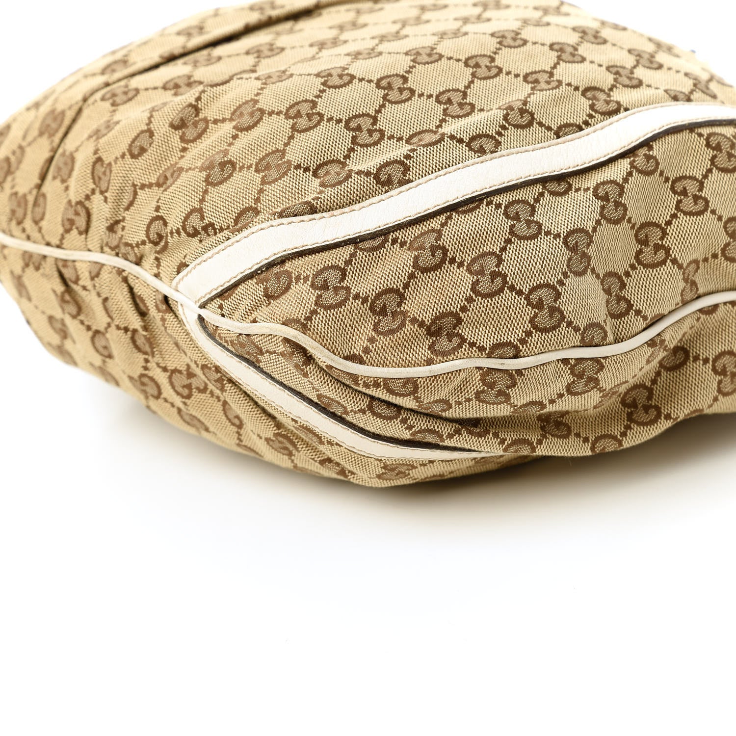 Gucci Monogram D Gold Large Messenger White 8 of 10