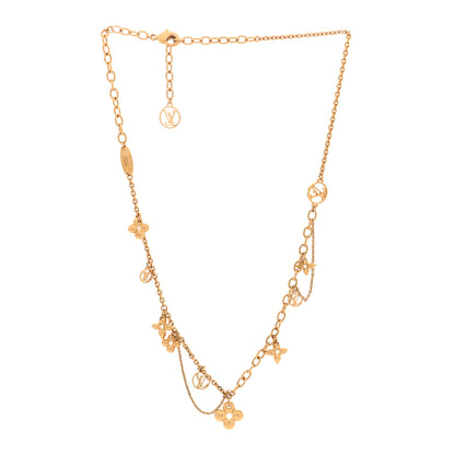 Louis Vuitton Metal Blooming Supple Necklace Gold 3 of 5