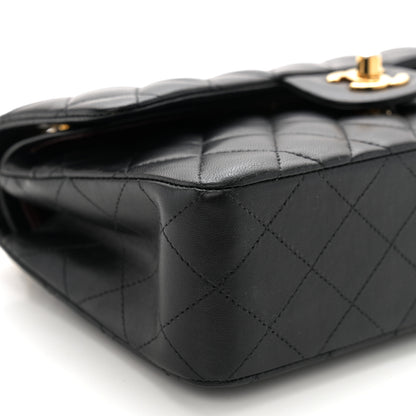 Chanel Lambskin Quilted Small Double Flap Black 9 of 10