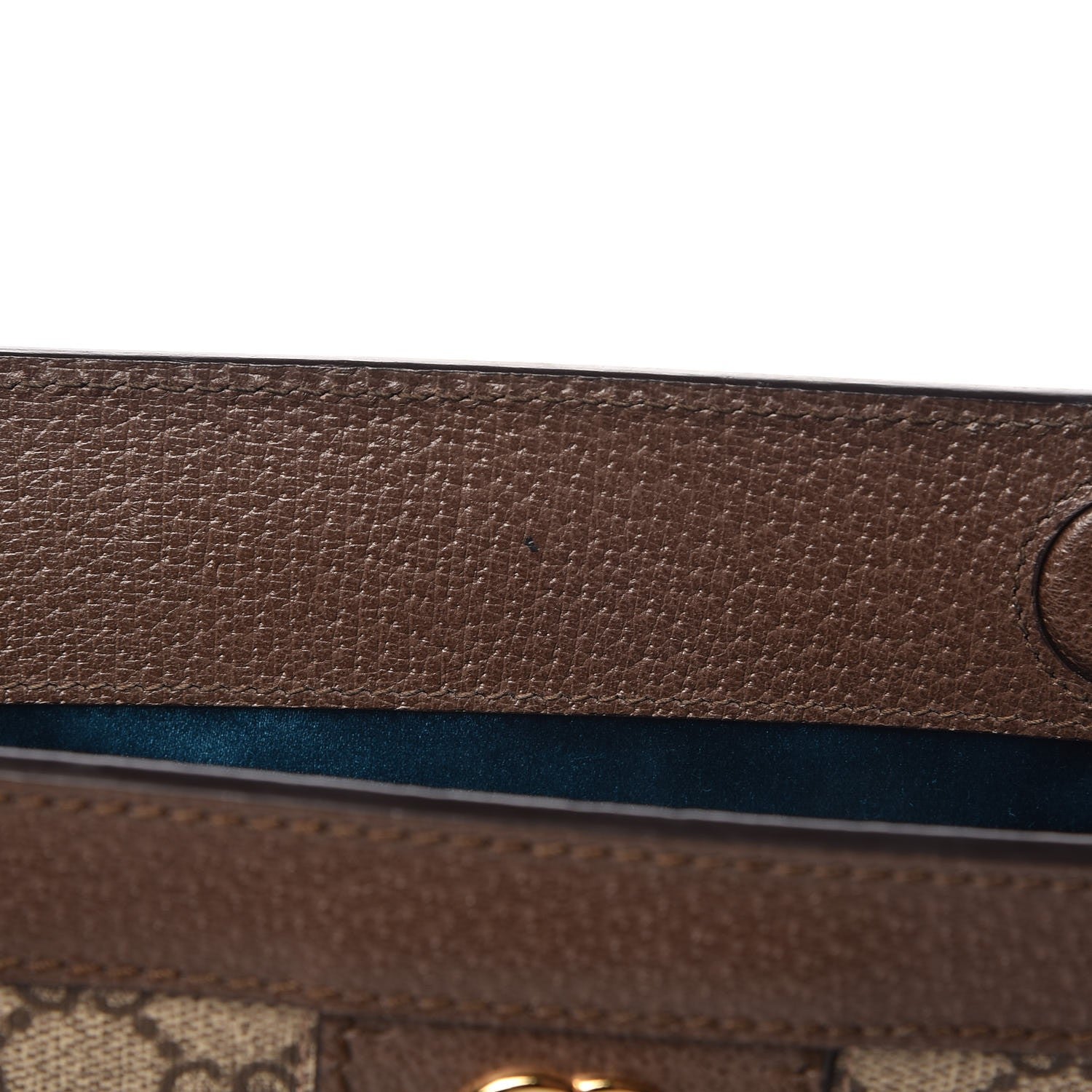 Gucci GG Supreme Monogram Web Small Ophidia Chain Shoulder Bag Brown 10 of 11