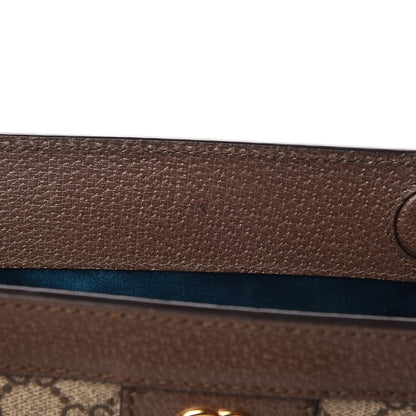Gucci GG Supreme Monogram Web Small Ophidia Chain Shoulder Bag Brown 10 of 11
