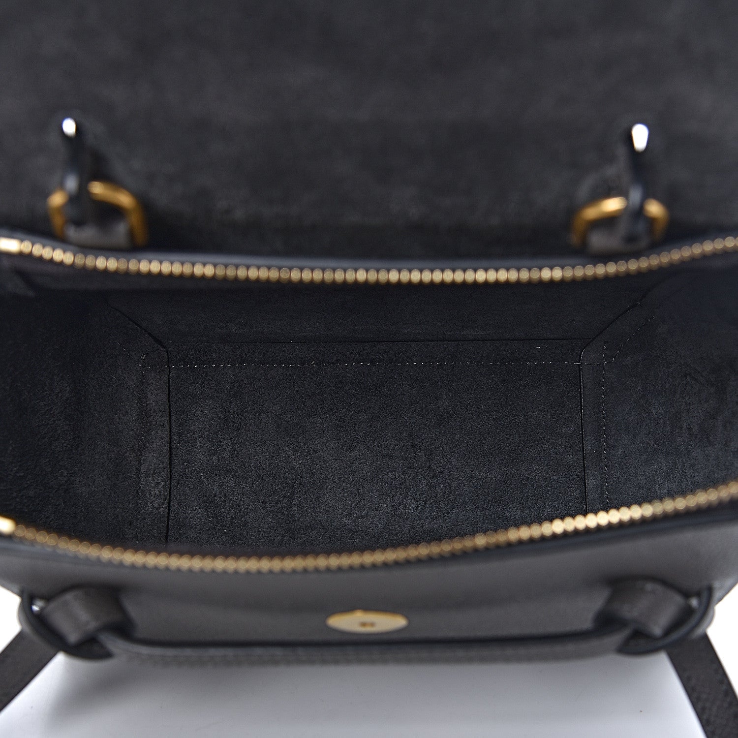Celine Grained Calfskin Nano Belt Bag Grey 5 of 9