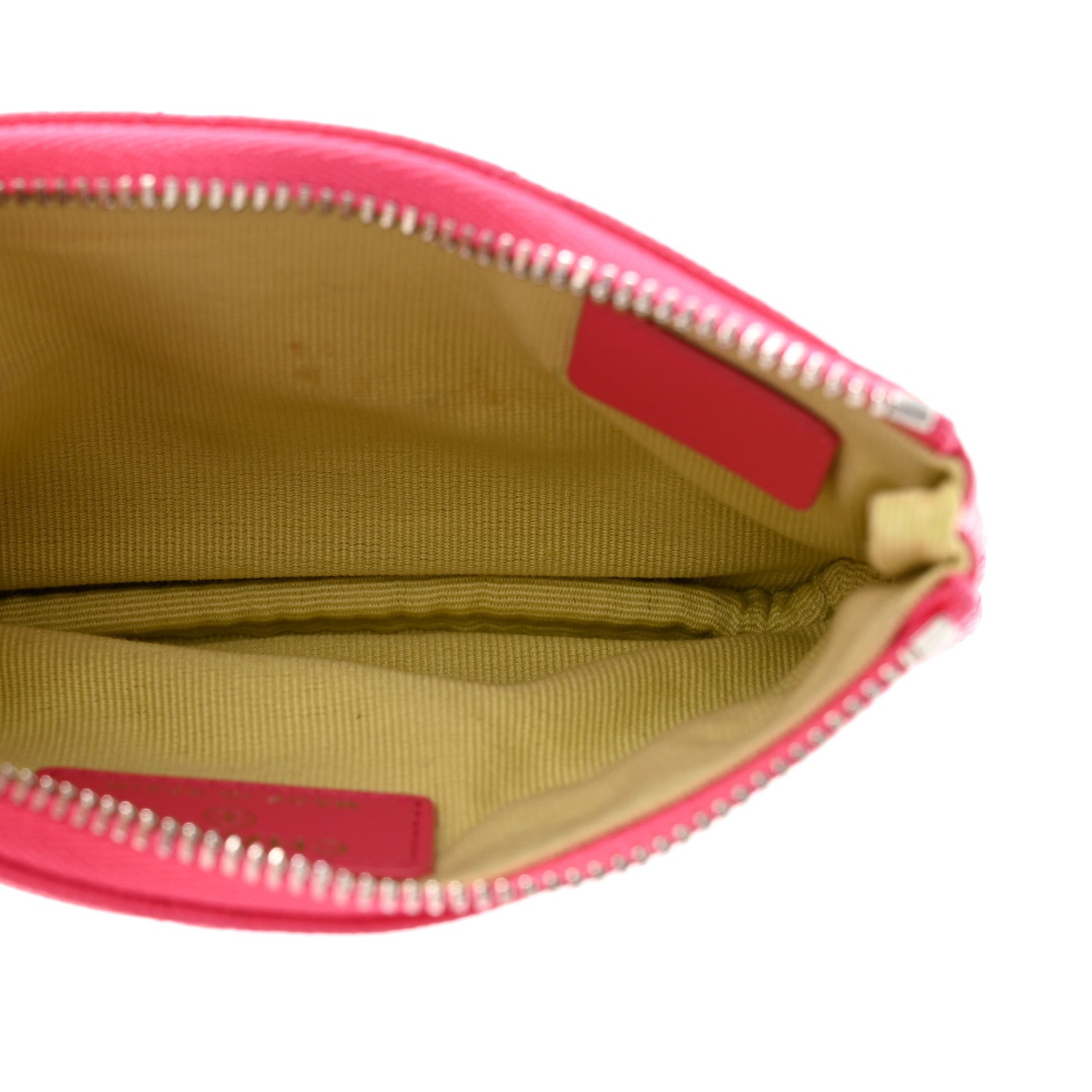 Chanel Caviar Quilted Small Chanel 19 Mini Pouch Dark Pink 5 of 8