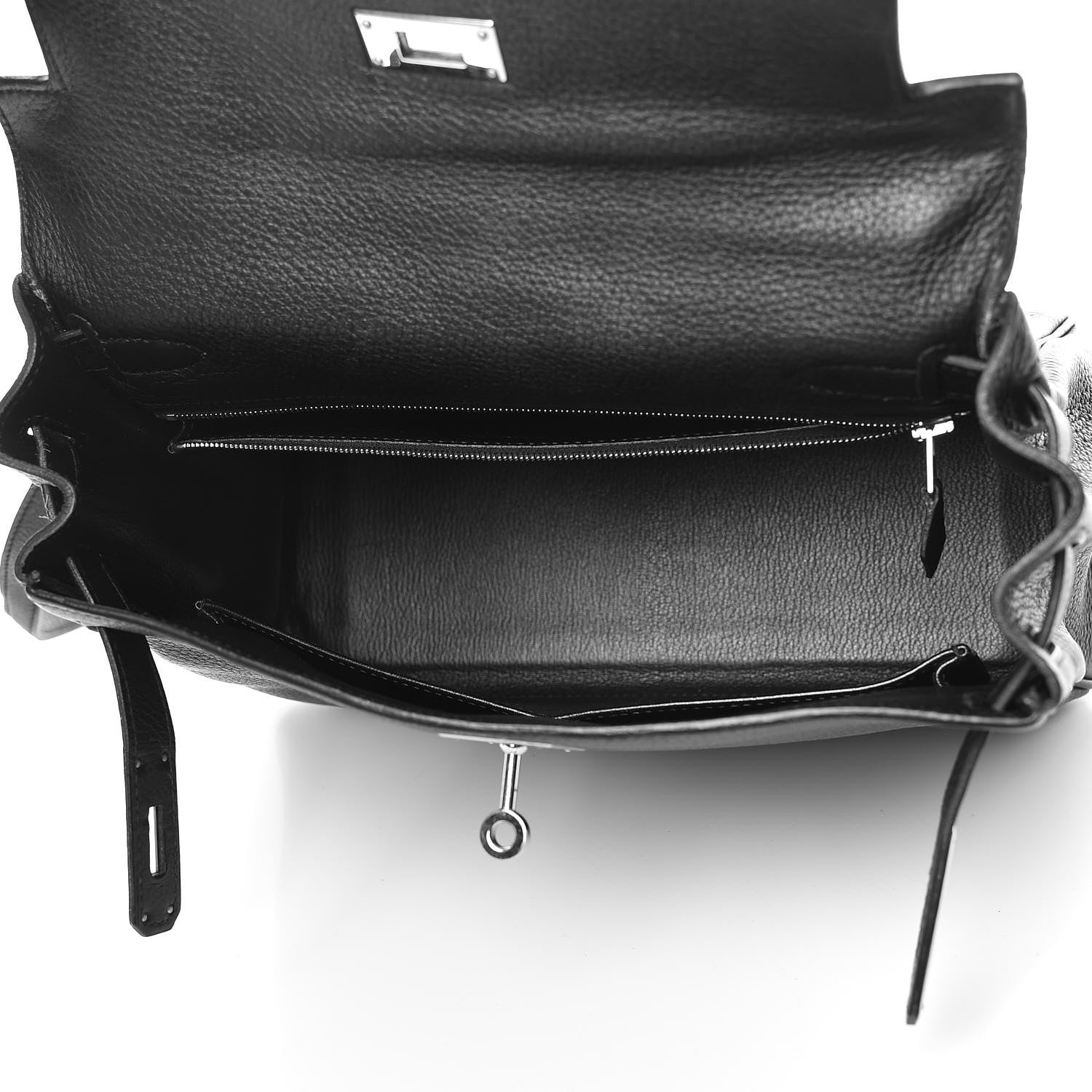 Hermes Taurillon Clemence Kelly Retourne 28 Black 6 of 45