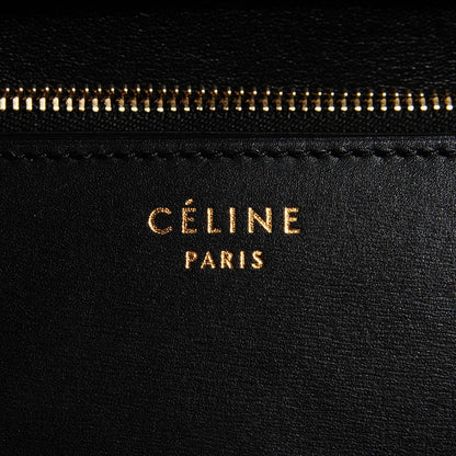 Celine Box Calfskin Medium Classic Box Flap Bag Black 7 of 10