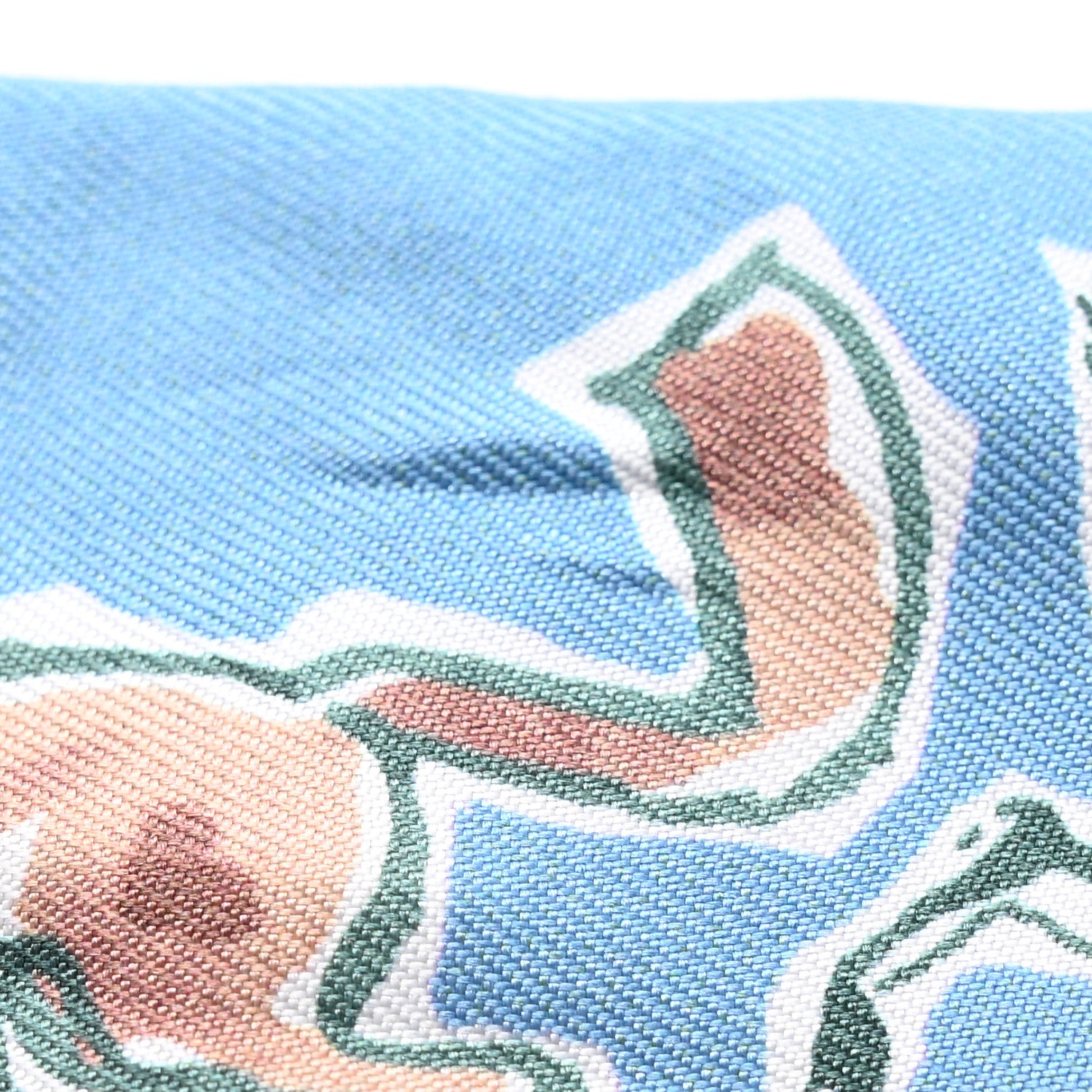 Hermes Silk Chevaux En Liberte Twilly Bleu Glacier Beige 5 of 5