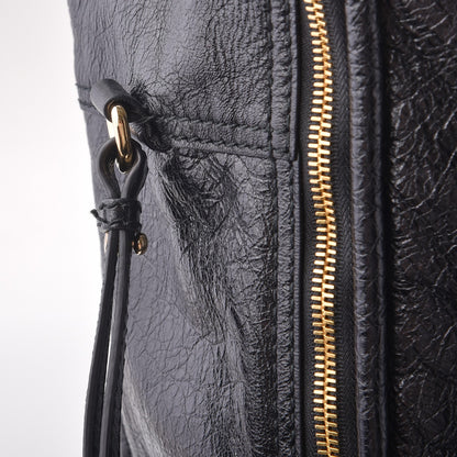 Balenciaga Agneau Medium Blanket Square Tote Black 9 of 9