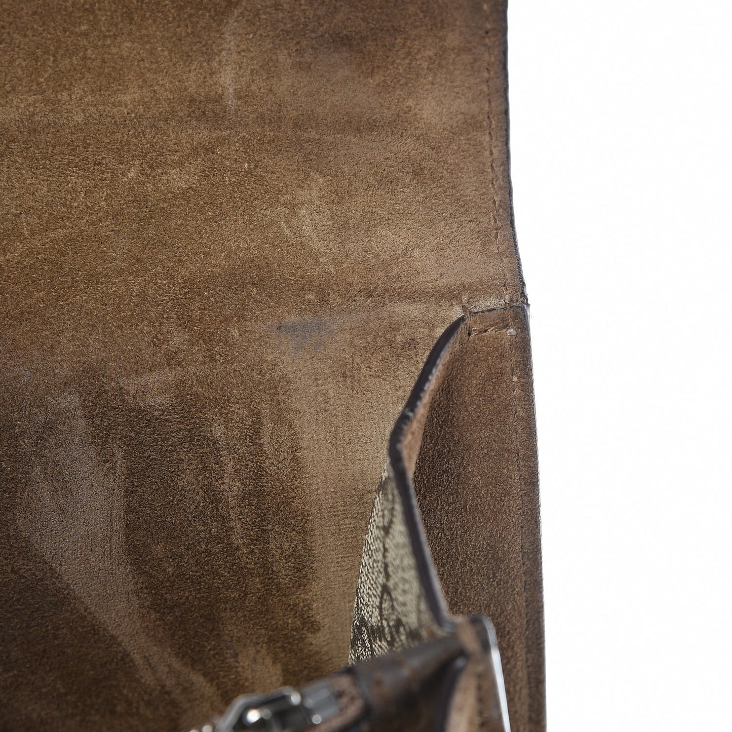 GG Supreme Monogram Medium Dionysus Shoulder Bag Taupe