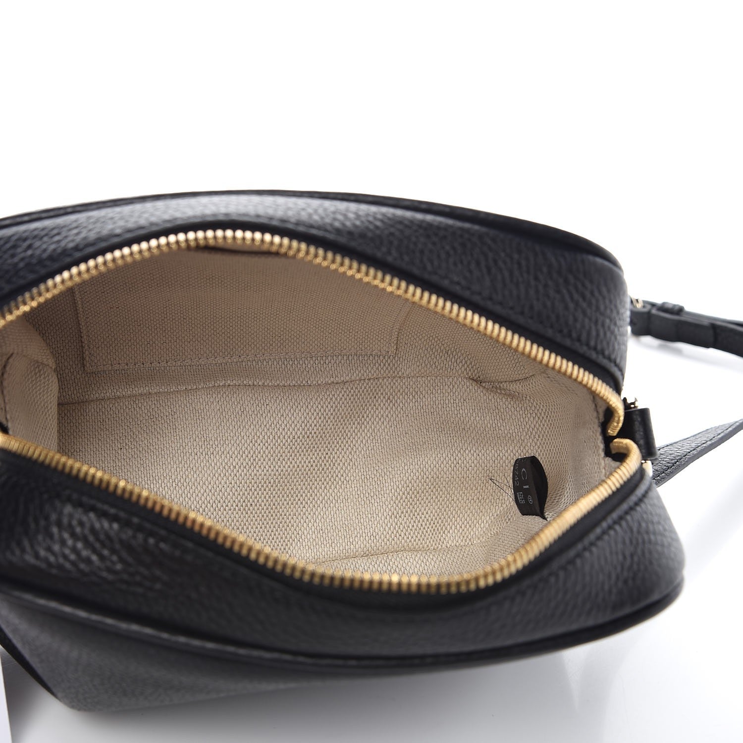 Gucci Pebbled Calfskin Small Soho Disco Bag Black 5 of 7
