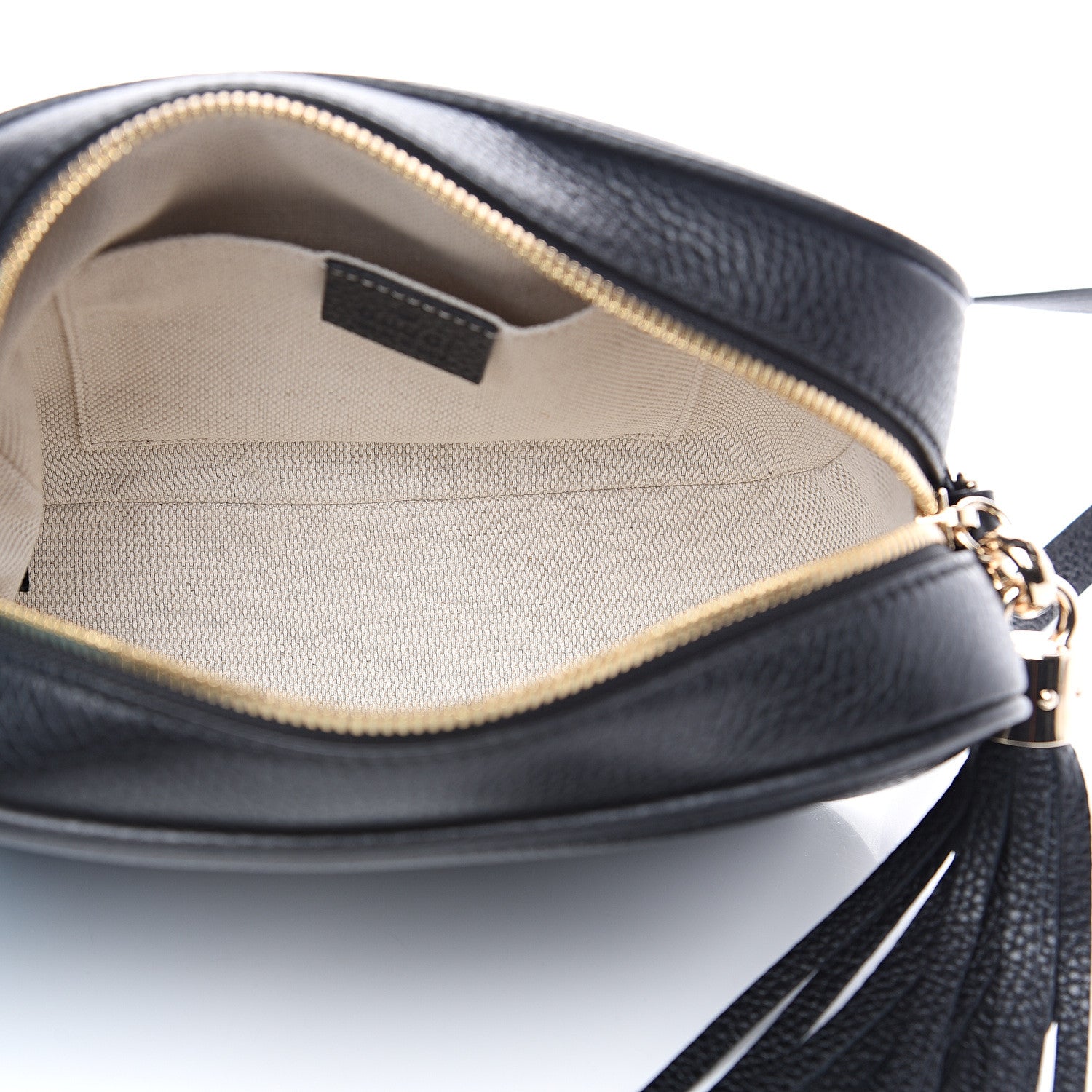 Gucci Pebbled Calfskin Small Soho Disco Bag Black 4 of 9