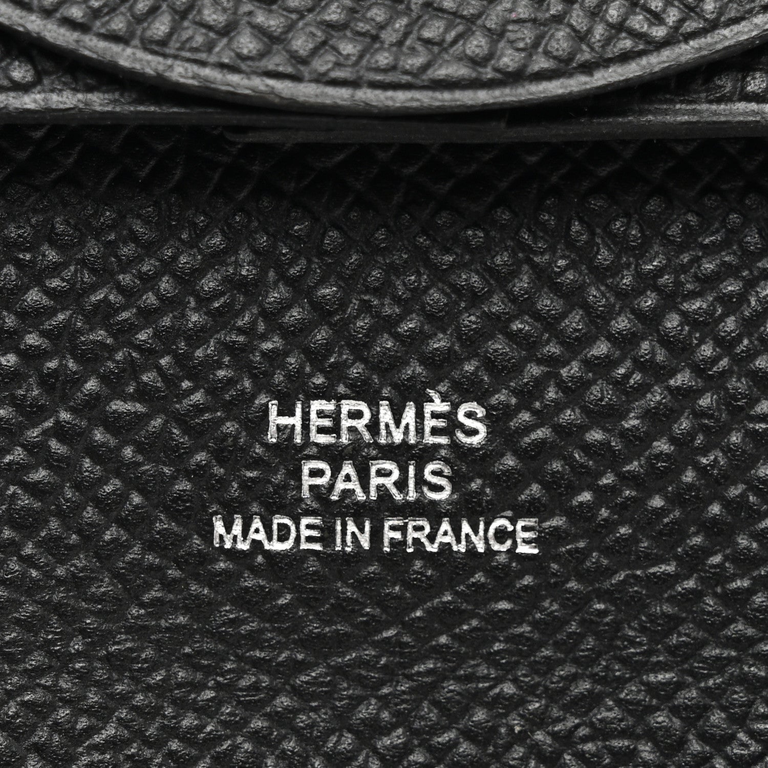 Hermes Epsom Bastia Coin Purse Black 6 of 7