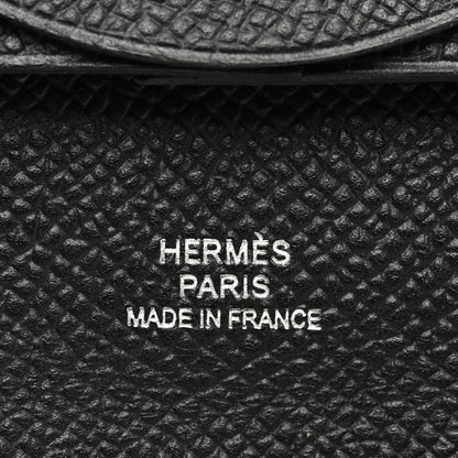 Hermes Epsom Bastia Coin Purse Black 6 of 7