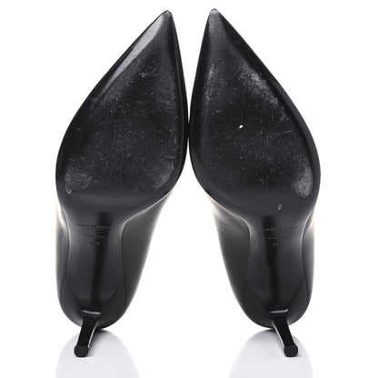 Saint Laurent Calfskin Anja 85 Pumps 40 Black 5 of 11