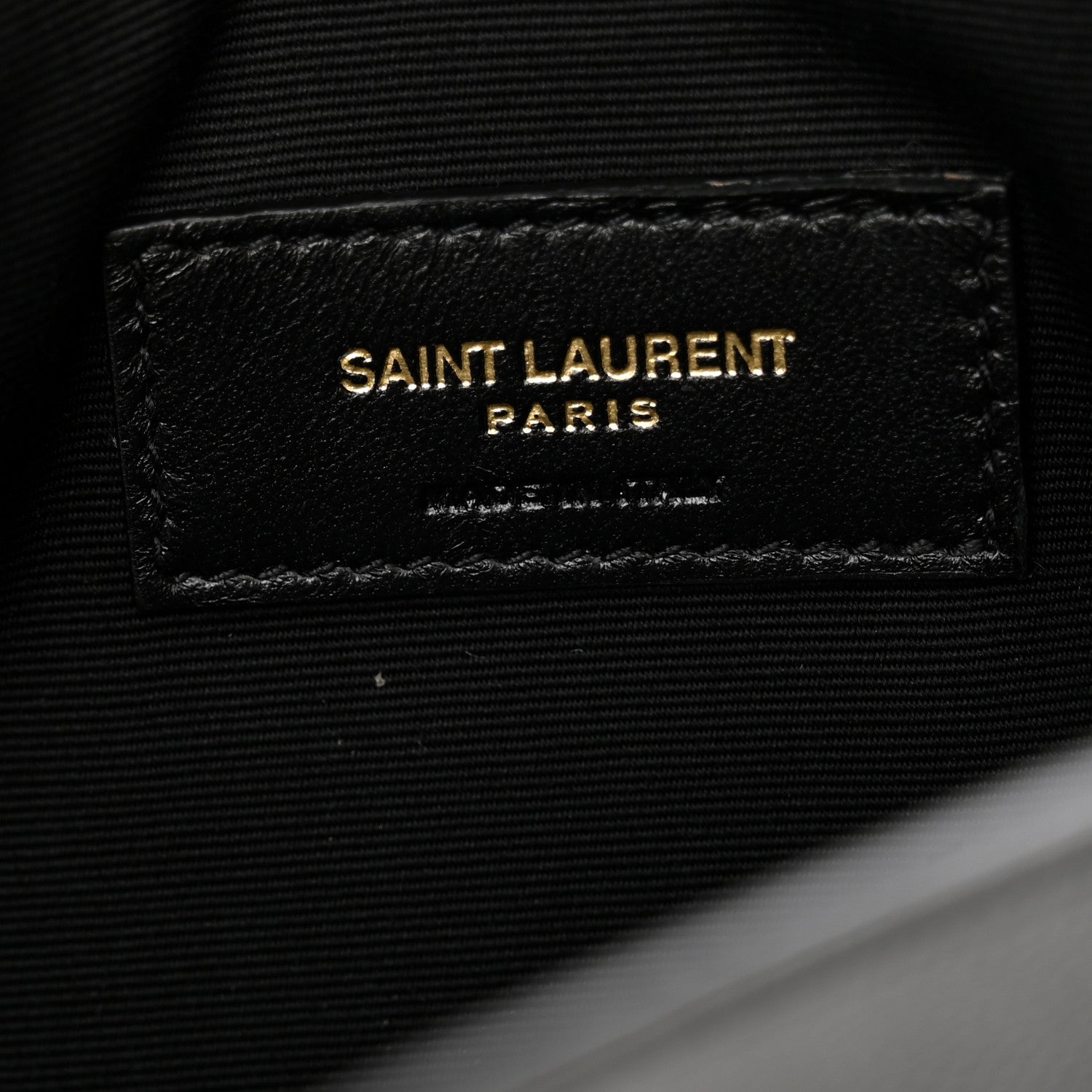 Saint Laurent Grain De Poudre Uptown Pouch Black 6 of 9