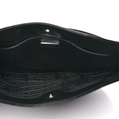 Prada Spazzolato Cleo Shoulder Bag Black 5 of 8