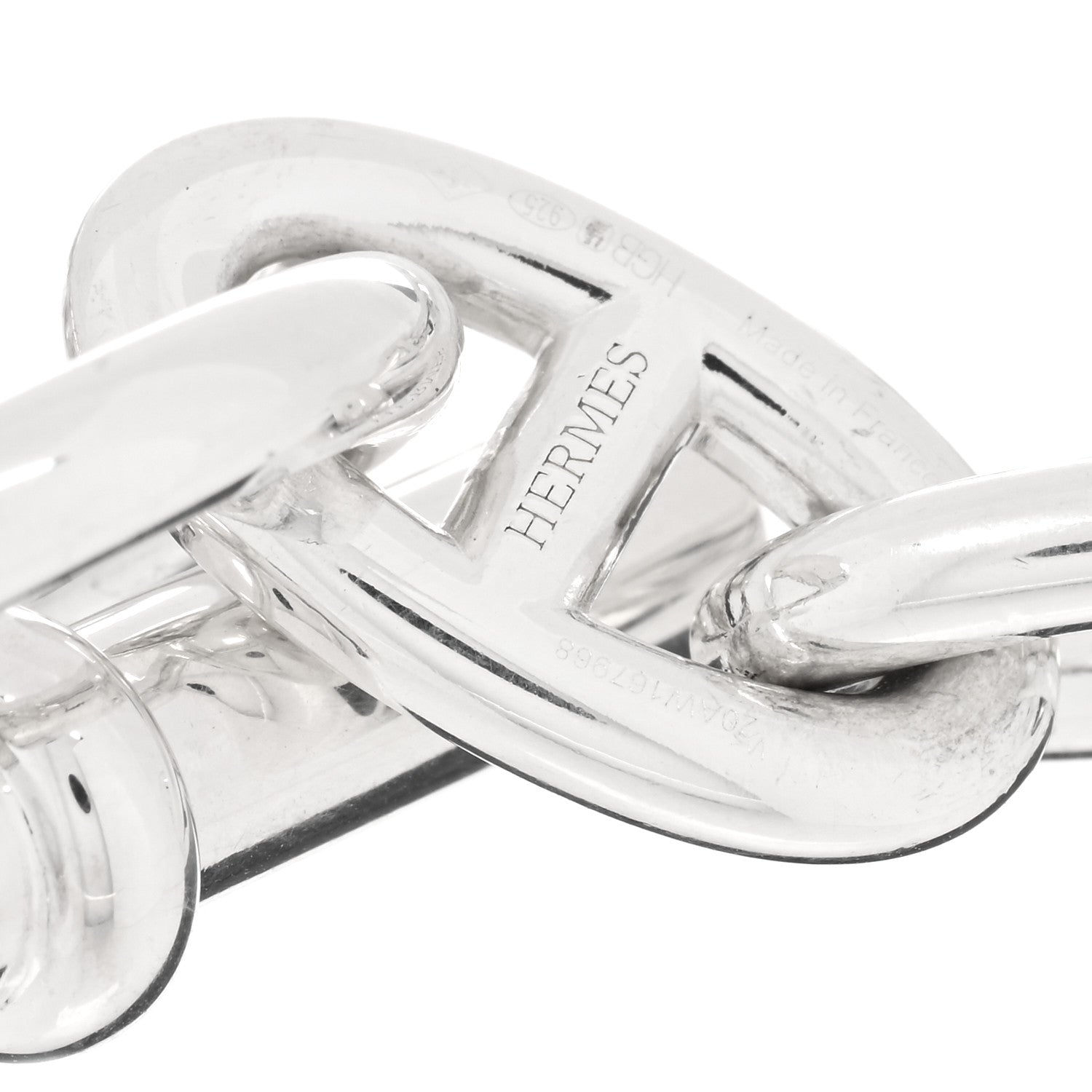 Hermes Sterling Silver GM Chaine d'Ancre Bracelet 3 of 3