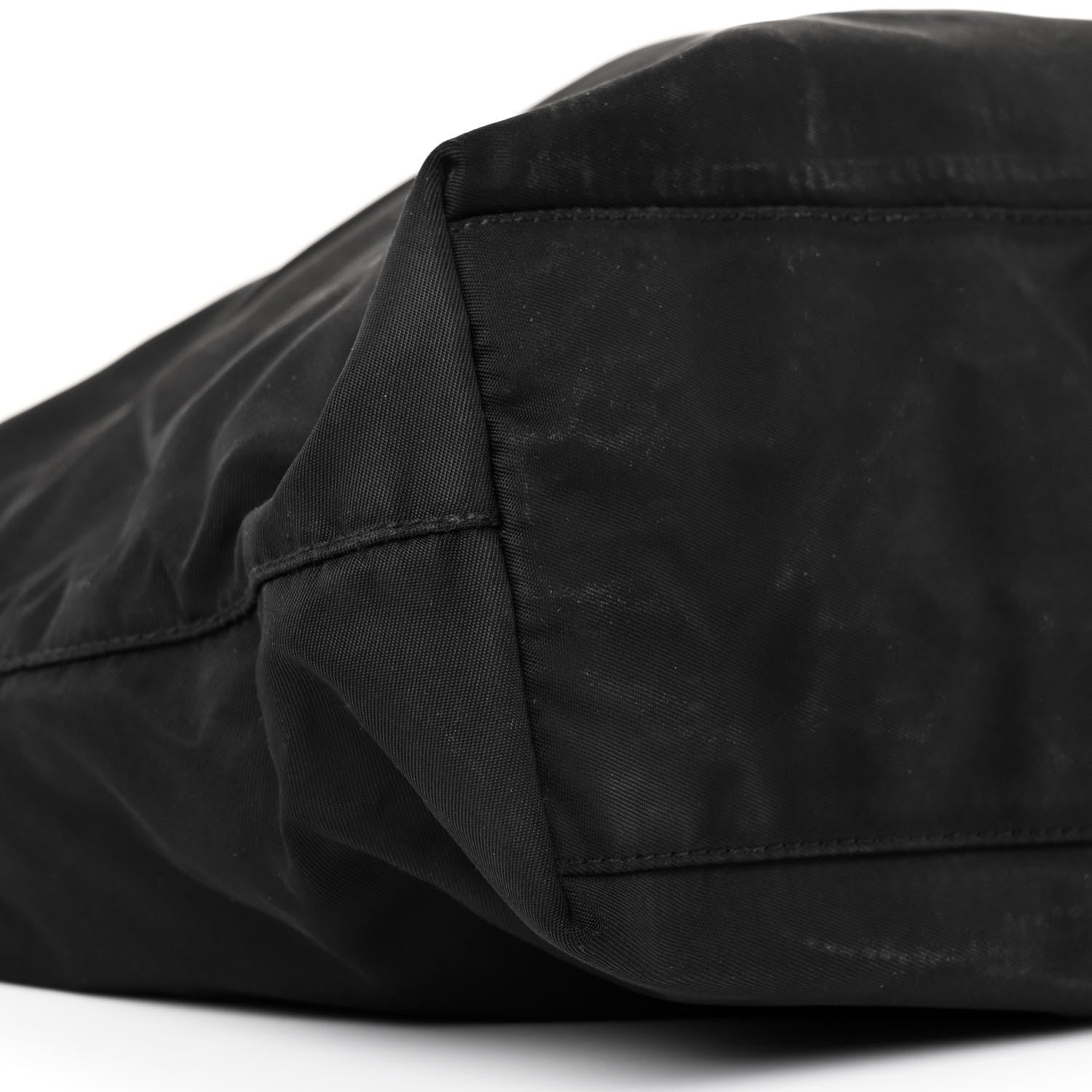 Prada Tessuto Nylon Shoulder Bag Black 9 of 11