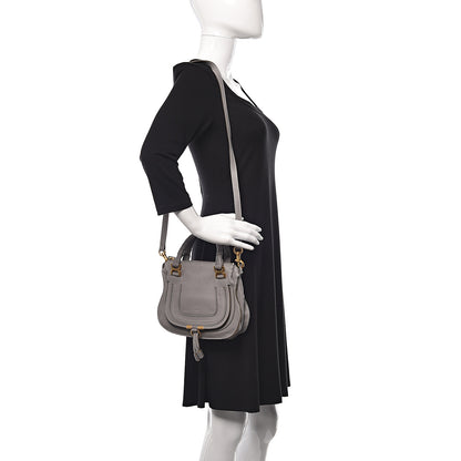 Chloe Calfskin Mini Marcie Satchel Cashmere Grey 2 of 10