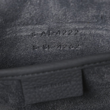 Celine Drummed Calfskin Nano Luggage Kohl 7 of 10