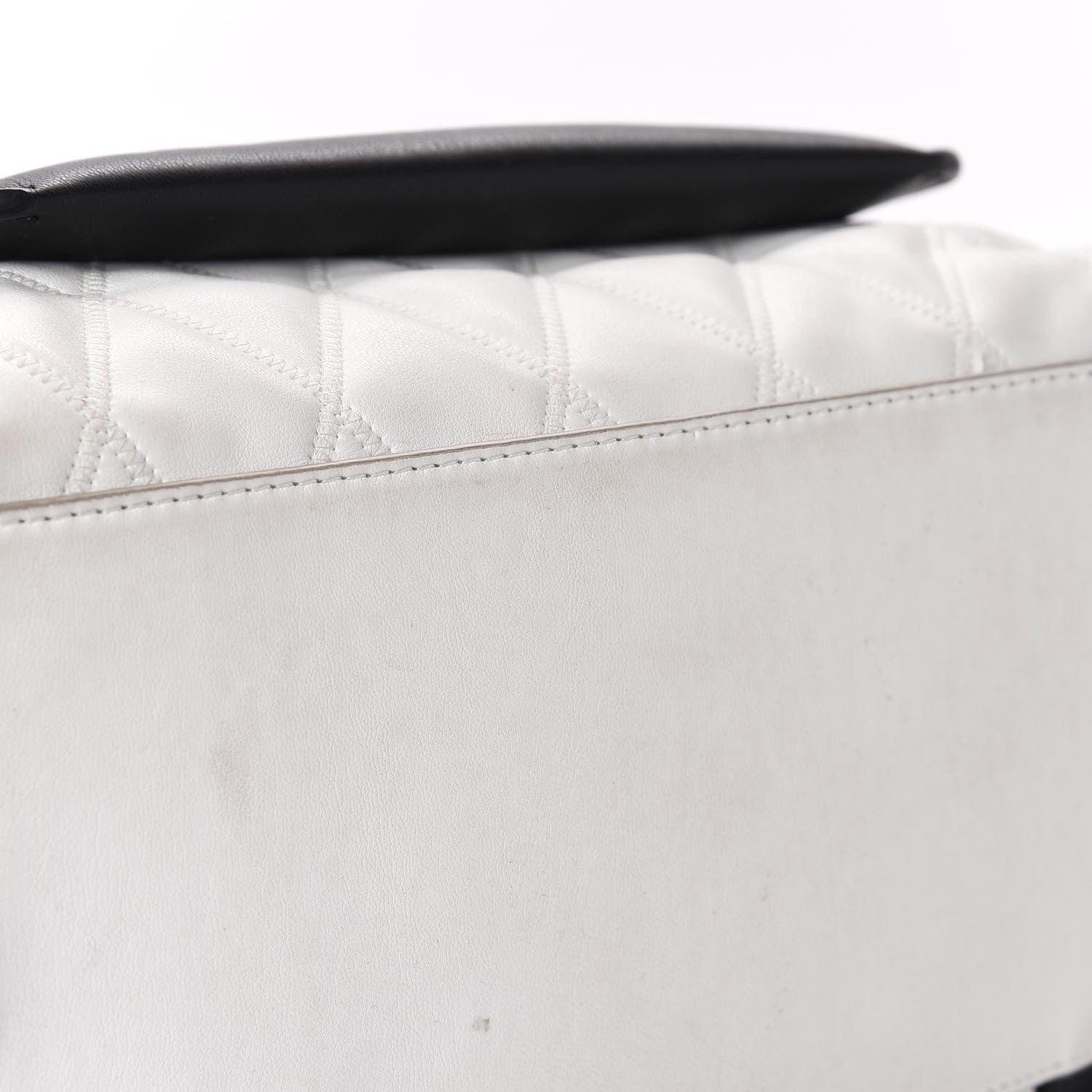 Givenchy Rubberized Canvas Quilted Duo Backpack White 11 of 11