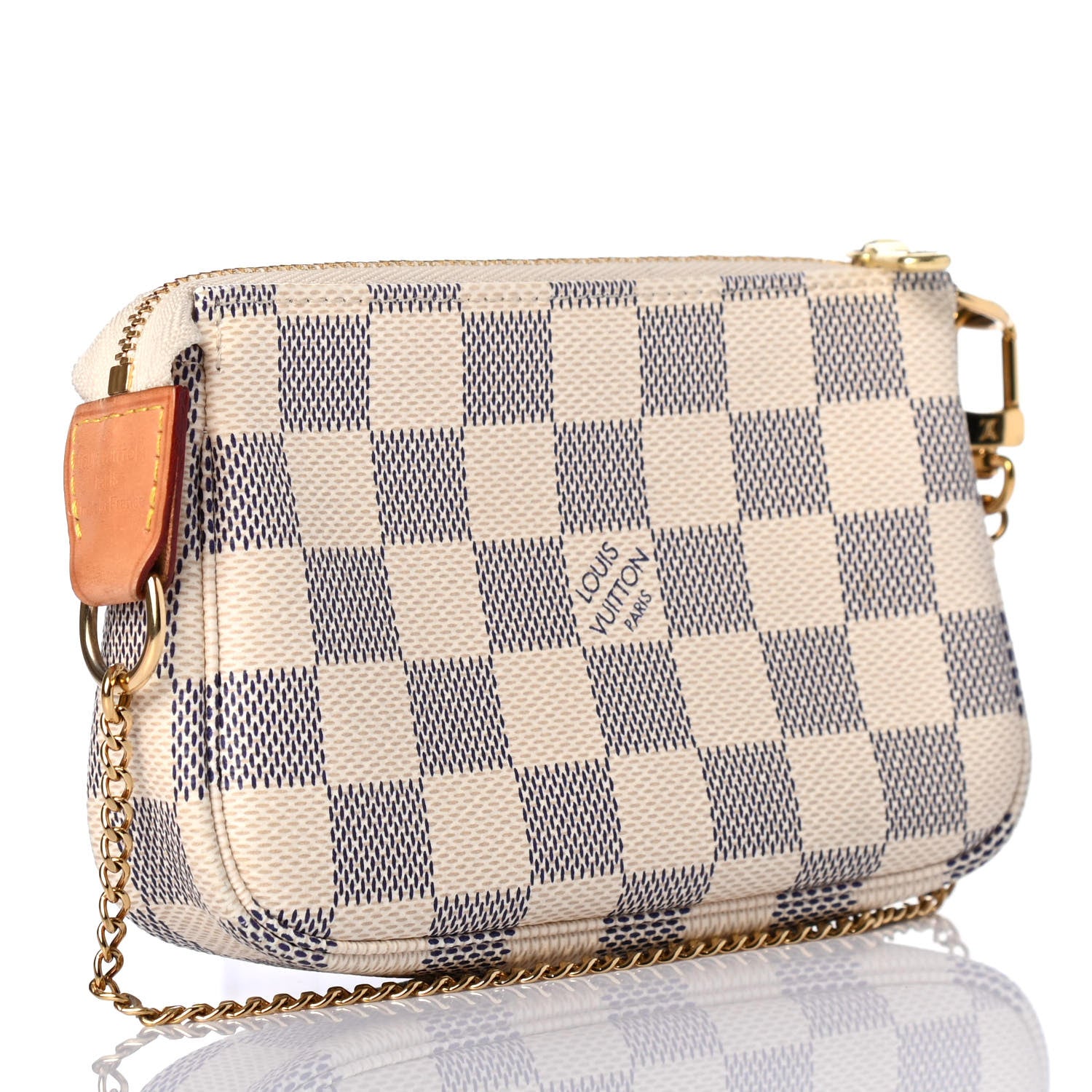 Louis Vuitton Damier Azur Mini Pochette Accessories 2 of 4