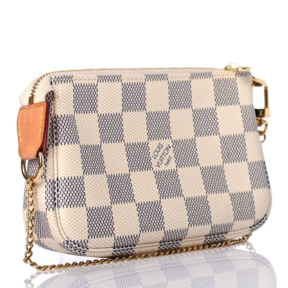 Louis Vuitton Damier Azur Mini Pochette Accessories 2 of 4