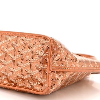 Goyard Goyardine Precious Metals Reversible Mini Anjou Rose Gold 16 of 17