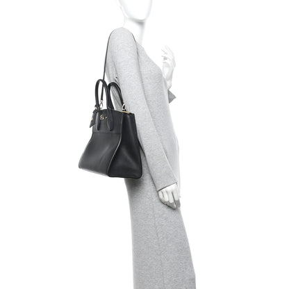 Louis Vuitton Taurillon City Steamer MM Black 2 of 9