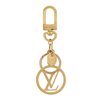 Louis Vuitton LV Circle Bag Charm Key Holder Gold 1 of 3