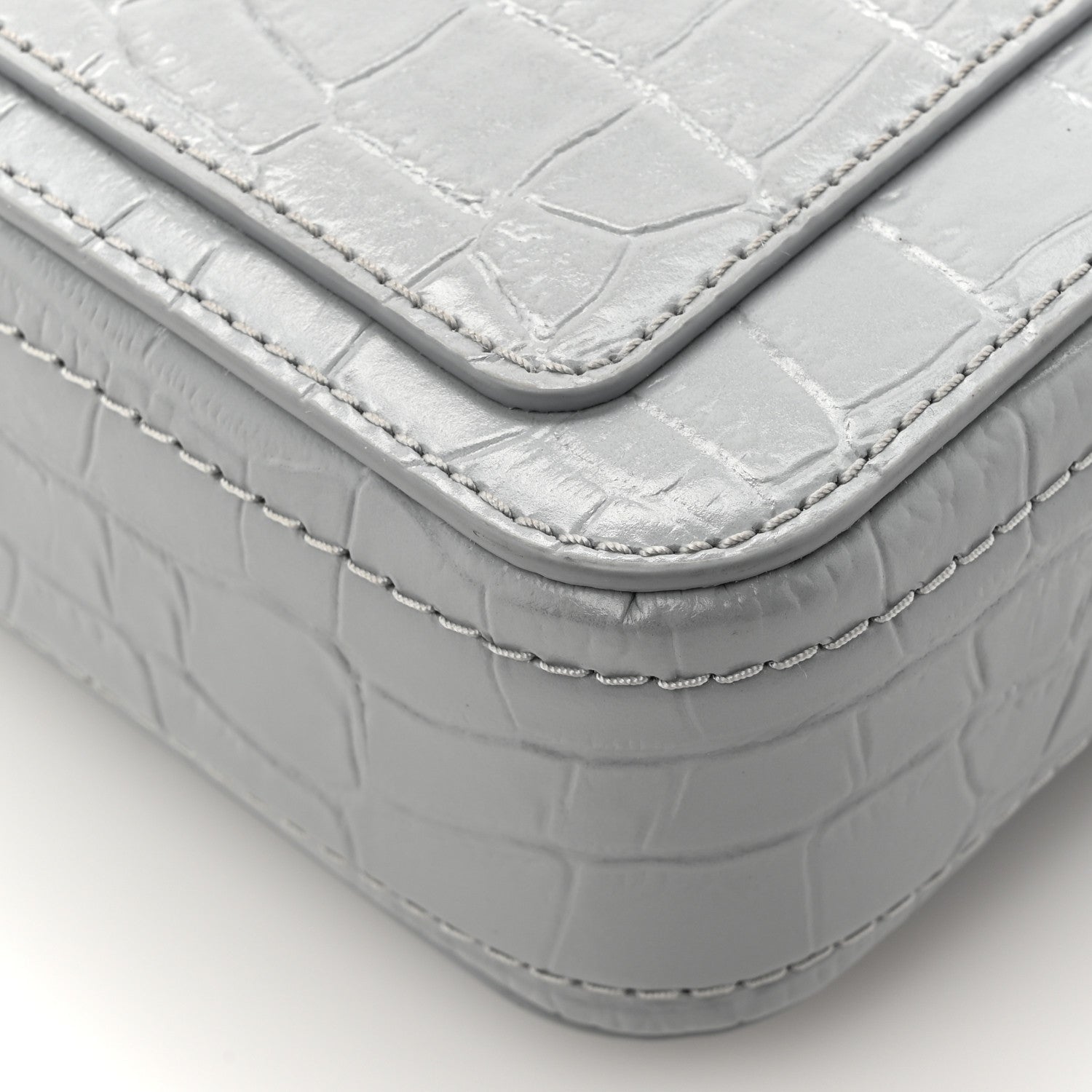 Marc Jacobs Calfskin Croc Embossed Snapshot Camera Bag Quarry 12 of 12