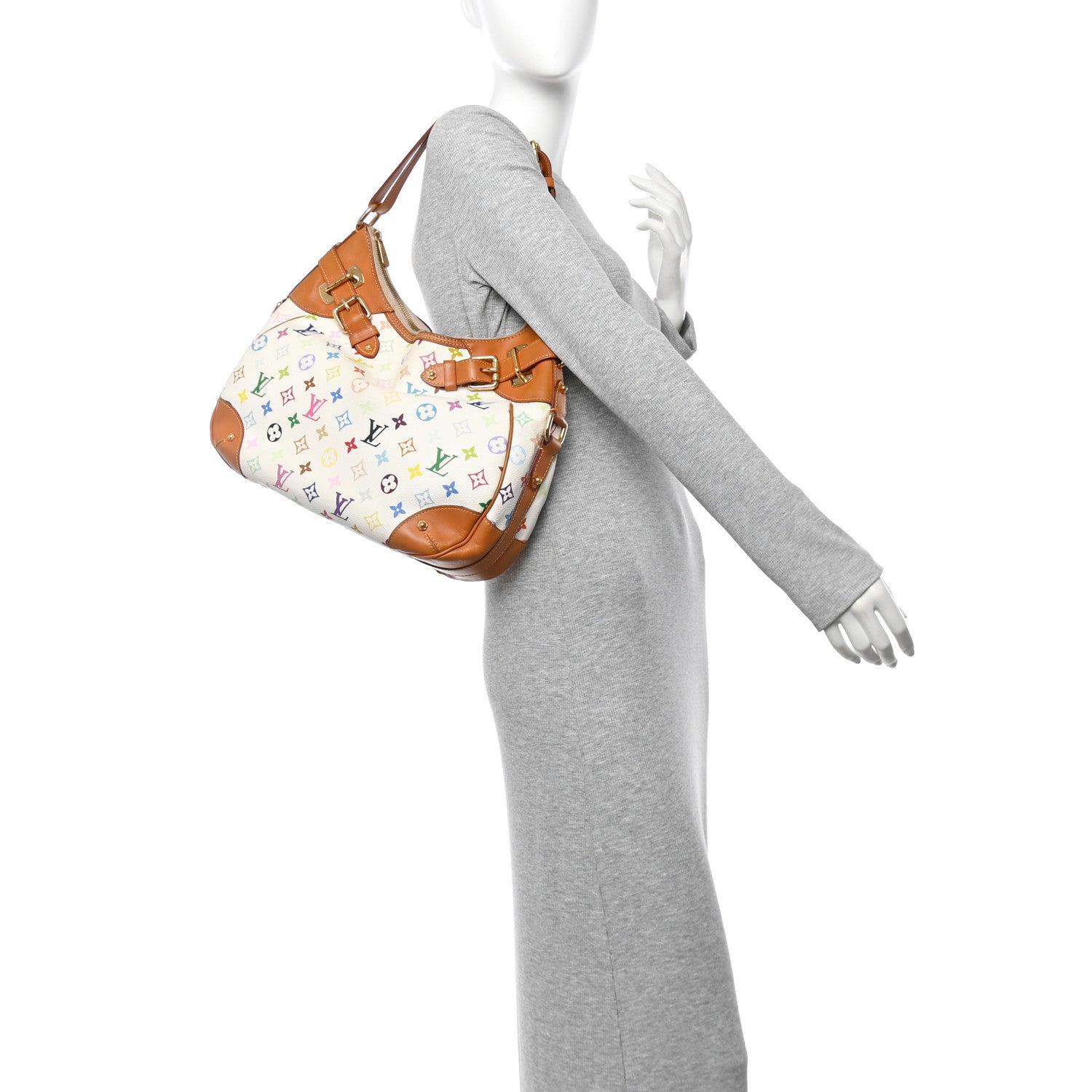 Louis Vuitton Monogram Multicolor Greta White 2 of 11