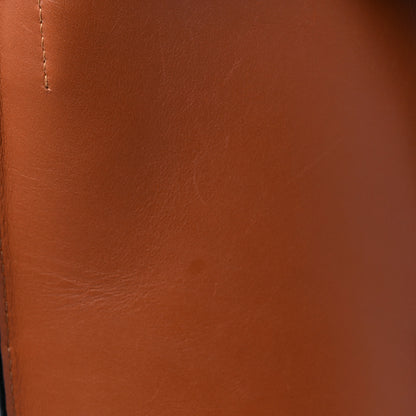 Loewe Calfskin Perforated Anagram Gate Bucket Bag Light Oat Tan 11 of 13
