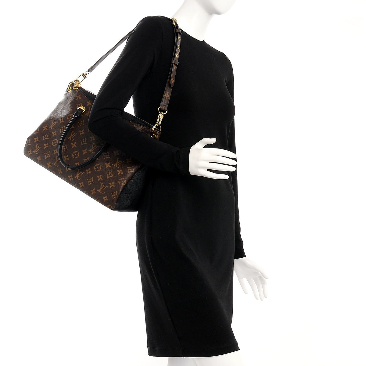 Louis Vuitton Monogram Pallas Full Black 2 of 8