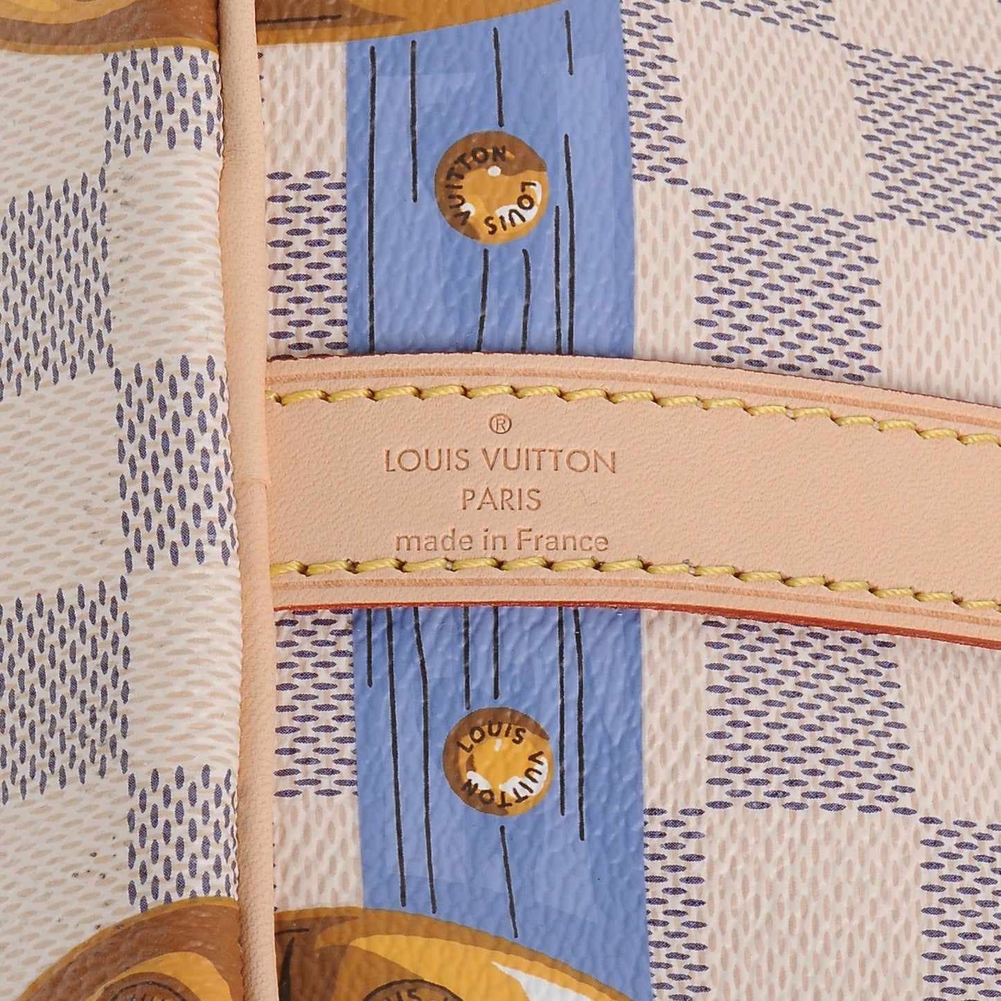 Damier Azur Summer Trunks Speedy Bandouliere 30